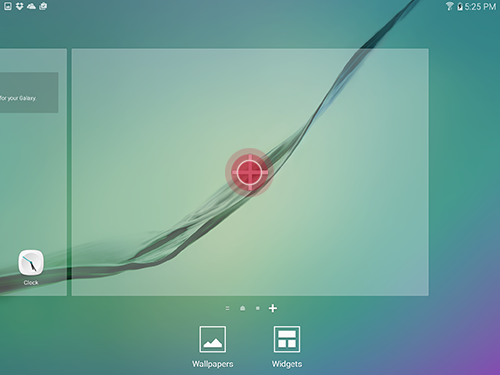 Galaxy Tab S2: How do I customize the Home screen layout on my Samsung Galaxy Tab S2?