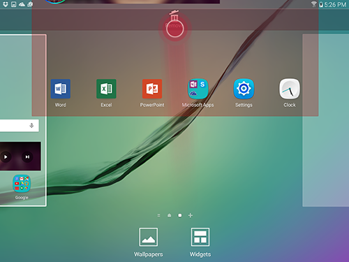 Galaxy Tab S2: How do I customize the Home screen layout on my Samsung Galaxy Tab S2?