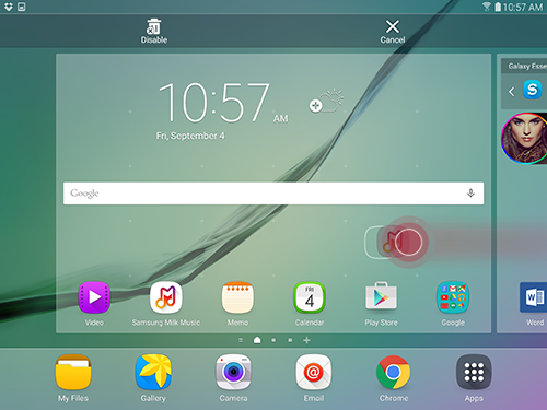 Galaxy Tab S2: How do I customize the Home screen layout on my Samsung Galaxy Tab S2?