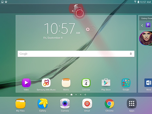Galaxy Tab S2: How do I customize the Home screen layout on my Samsung Galaxy Tab S2?