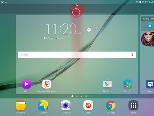 Galaxy Tab S2: How do I customize the Home screen layout on my Samsung Galaxy Tab S2?