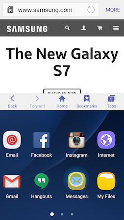 Galaxy S7: How do I open applications in Split screen view on my Samsung Galaxy S7?