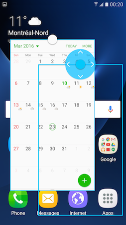 Galaxy S7: How do I open applications in Split screen view on my Samsung Galaxy S7?
