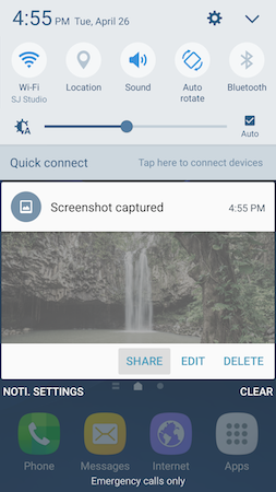 Galaxy S7:How do I take screenshots on my Samsung Galaxy S7?