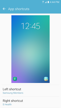 Apps on lock screen 11