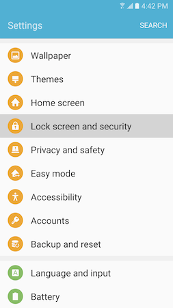 Apps on lock screen 2