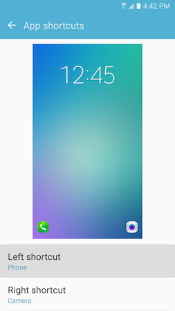 Apps on lock screen 5