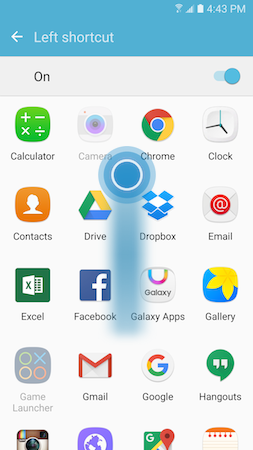 Apps on lock screen 6