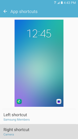 Apps on lock screen 8