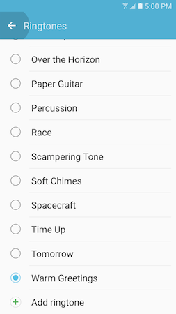 How can I assign different ringtones to different contacts on my Galaxy S7?
