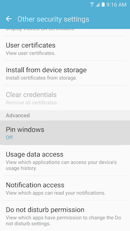 Pin application 4
