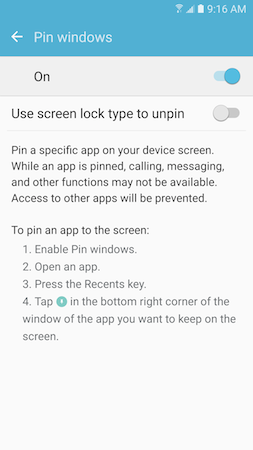 Pin application 6