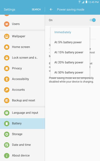 Power saving mode 4