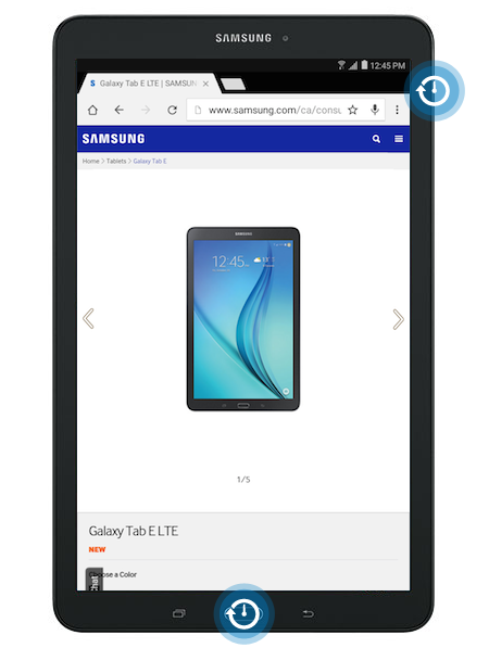 Galaxy Tab E LTE: How Do I take screenshots on my Samsung Galaxy Tab E LTE?  | Samsung Support South Africa