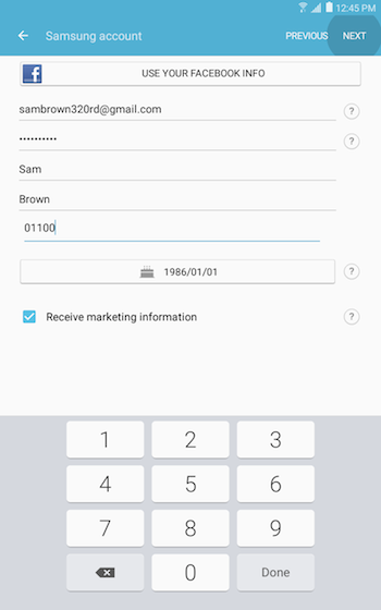 Samsung account 5