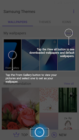 Galaxy A5 (2017): How do I change the wallpaper on my Samsung Galaxy A5 2017 (SM-A520W)?
