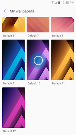 Galaxy A5 (2017): How do I change the wallpaper on my Samsung Galaxy A5 2017 (SM-A520W)?