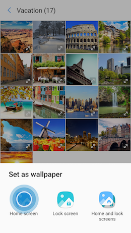Galaxy A5 2017: How Do I change the wallpaper on my Samsung Galaxy A5 2017(SM-A520W)? | Samsung
