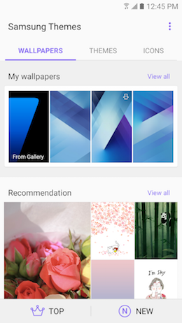 Galaxy A5 (2017): How do I change the wallpaper on my Samsung Galaxy A5 2017 (SM-A520W)?