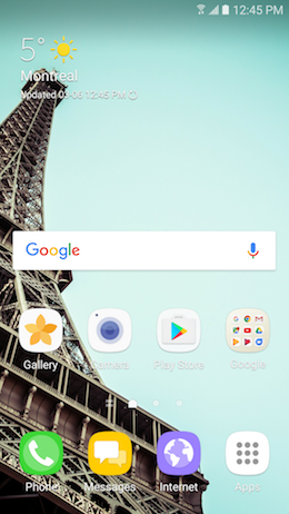 Galaxy A5 (2017): How do I change the wallpaper on my Samsung Galaxy A5 2017 (SM-A520W)?