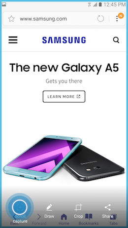 Galaxy A5 (2017): How do I take screenshots on my Samsung Galaxy A5 2017 (SM-A520W)?