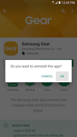 How do I Download or Remove an app on my Samsung Galaxy A5 2017?