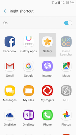 How can I pin apps on the lock screen of my Samsung Galaxy A5 2017 to quickly launch them?