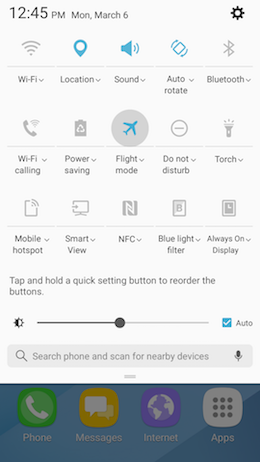 Flight mode 12