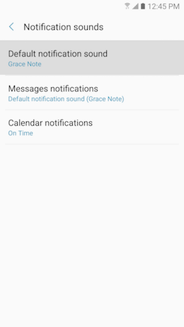 How do I Change Notification Sounds on my Samsung Galaxy A5 2017?
