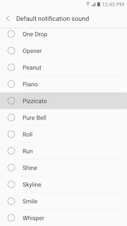 How do I Change Notification Sounds on my Samsung Galaxy A5 2017?