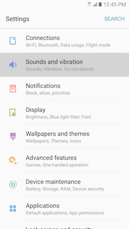 How do I Change Notification Sounds on my Samsung Galaxy A5 2017?