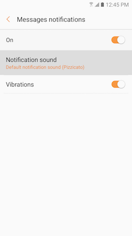 How do I Change Notification Sounds on my Samsung Galaxy A5 2017?