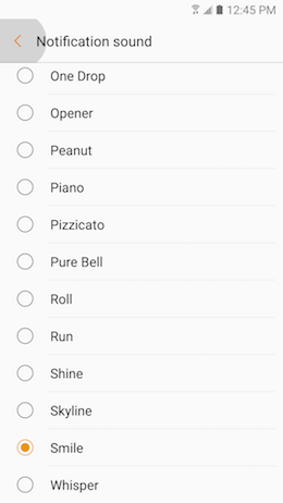 How do I Change Notification Sounds on my Samsung Galaxy A5 2017?