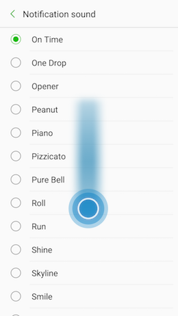 How do I Change Notification Sounds on my Samsung Galaxy A5 2017?