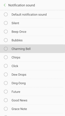 How do I Change Notification Sounds on my Samsung Galaxy A5 2017?