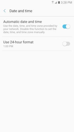 How do I Change the Time and Date on my Samsung Galaxy A5 2017?