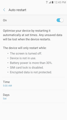 Auto restart 10