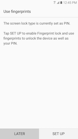 How do I set up a Lock Screen Pattern on my Galaxy A5 2017?
