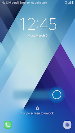 How do I set up a Lock Screen Pattern on my Galaxy A5 2017?