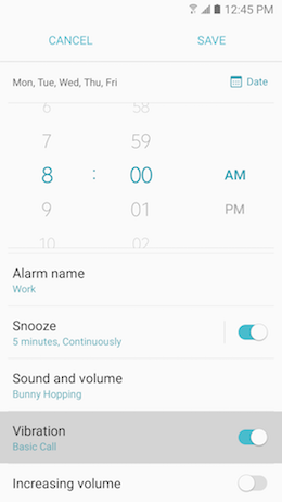 Galaxy A5 (2017): How do I set alarms on my Samsung Galaxy A5 2017 (SM-A520W)?