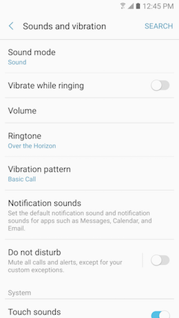 What is the Do not disturb feature, and how do I use it on my Galaxy A5 2017?