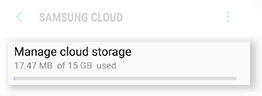 Samsung Cloud 7