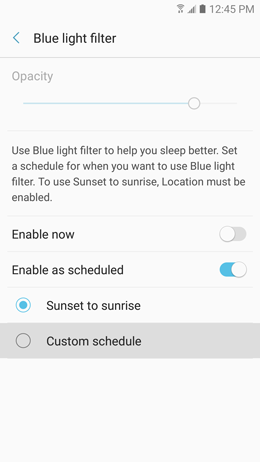 Blue light filter 7