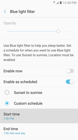 Blue light filter 8