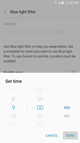 Blue light filter 11