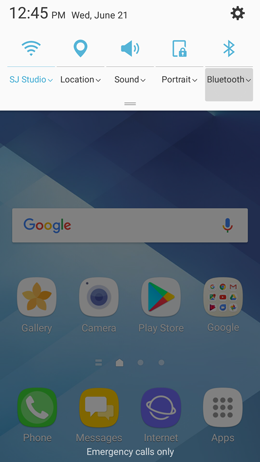 How do I pair my Samsung Galaxy A5 2017 to a Bluetooth device?