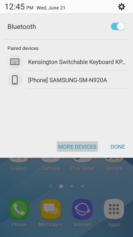 How do I pair my Samsung Galaxy A5 2017 to a Bluetooth device?