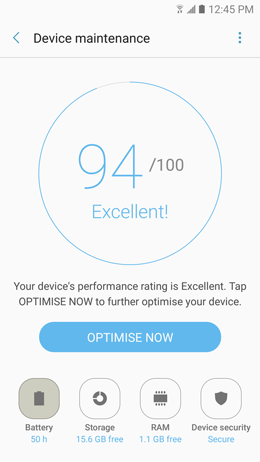 How do I monitor and extend battery life for my Samsung Galaxy A5 2017?