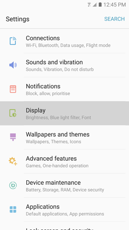 How do I monitor and extend battery life for my Samsung Galaxy A5 2017?