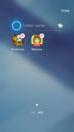 Galaxy A5 (2017): How do I create a folder on my Samsung Galaxy A5 2017 (SM-A520W)?